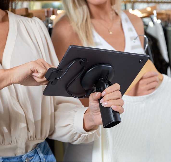 小売店でmPOS 。