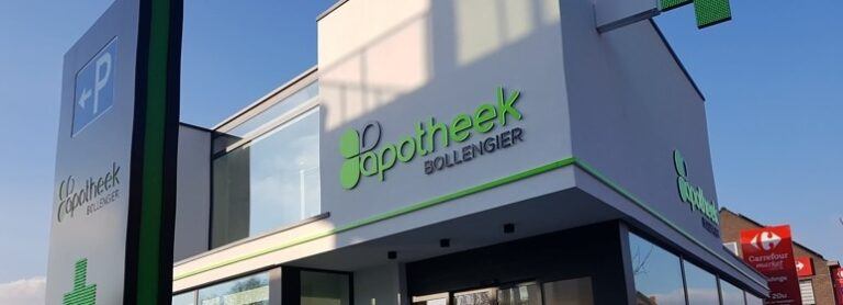 Apotheek Bollengier社は、多目的なPOSスタンドで顧客サービスを強化している。