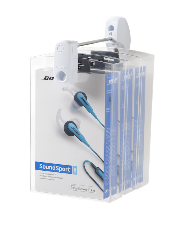 商品ディスプレイのセキュリティ - ヘッドホン、イヤホンの完全なセキュリティ