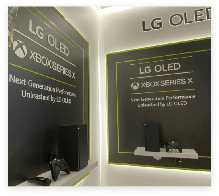 LG OLED XBoxディスプレイ・ソリューション